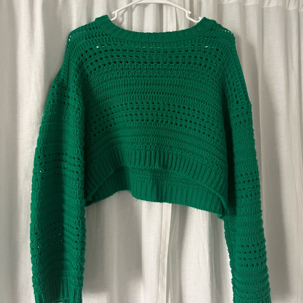 Green sweater